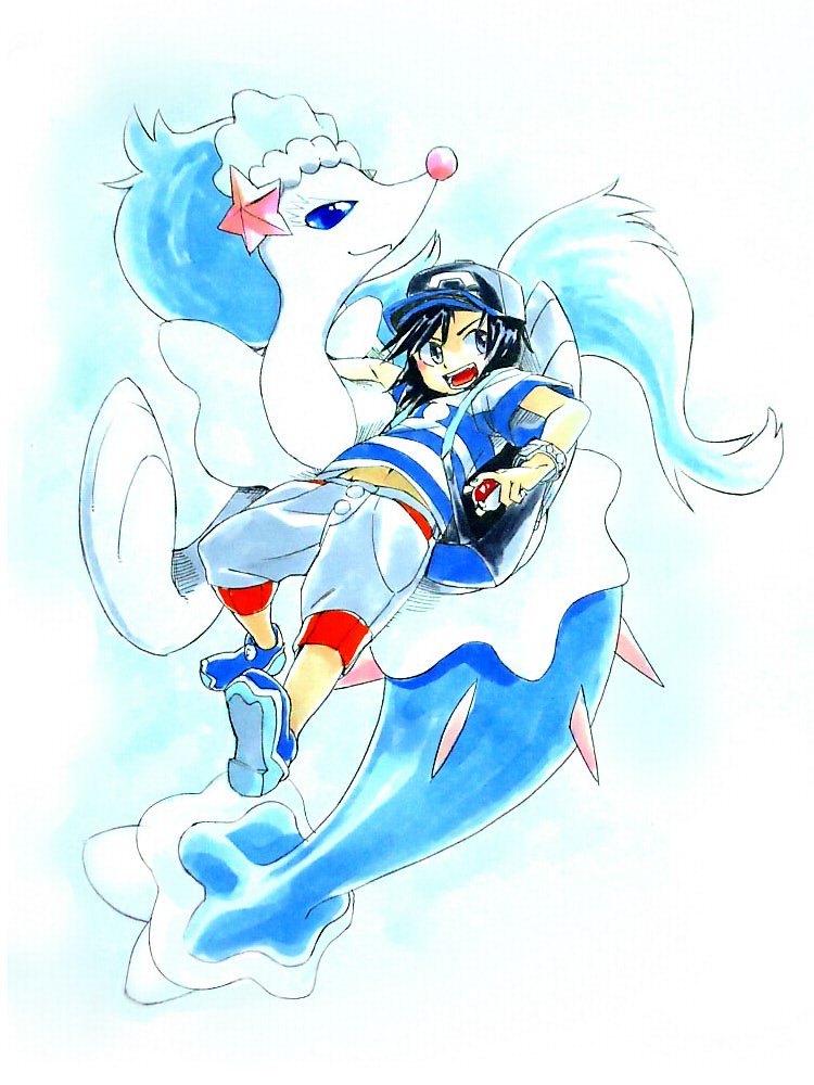 elio and primarina (pokemon and 1 more) drawn by makoto_ikemu