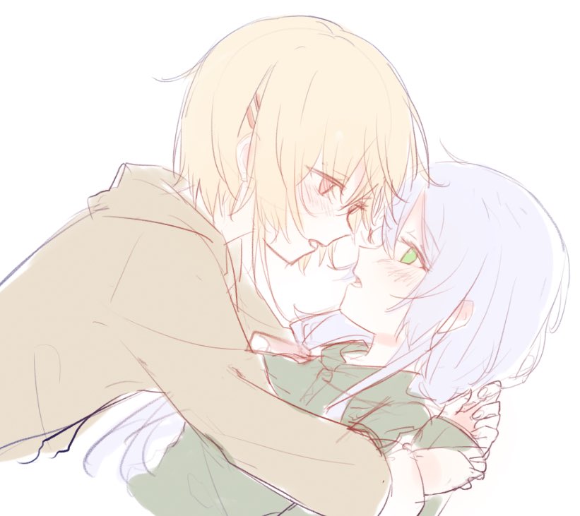 kayamori ruka and izumi yuki (heaven burns red) drawn by utsuru_515
