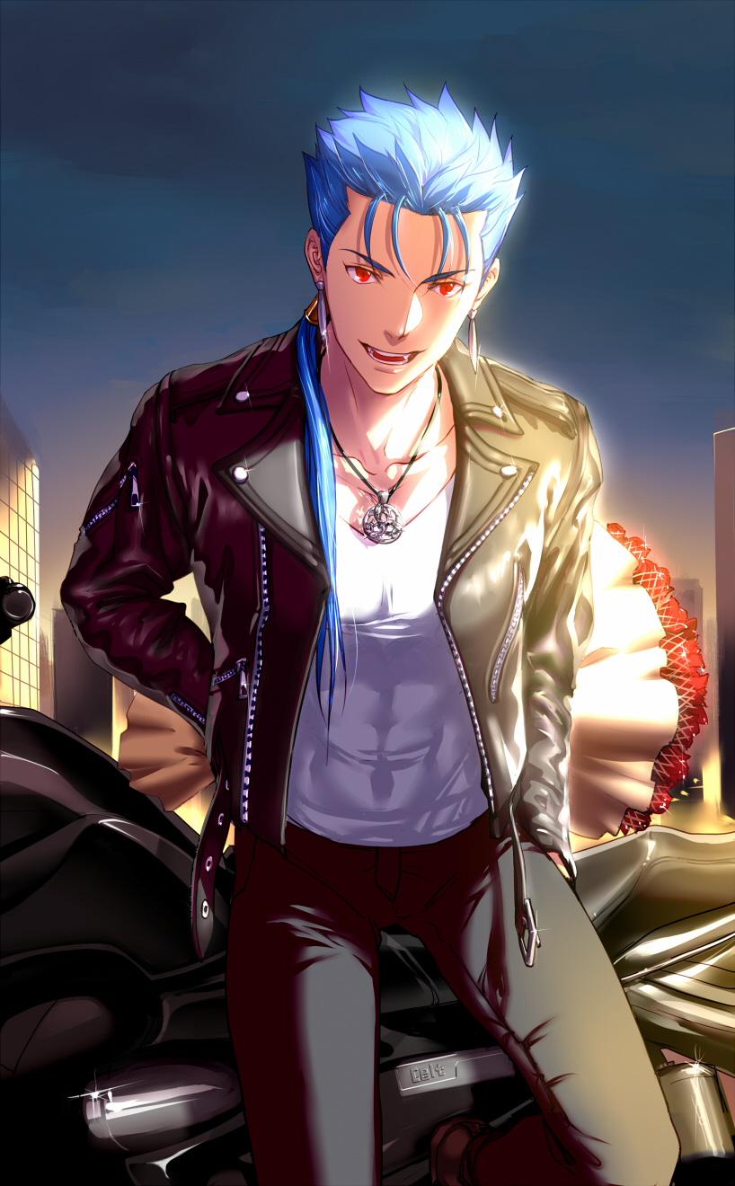 cu chulainn (fate and 1 more) drawn by eilinna