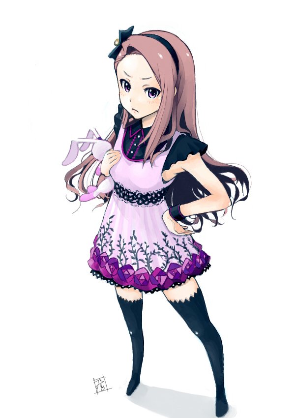 minase iori and usa-chan (idolmaster and 2 more) drawn by mistrail