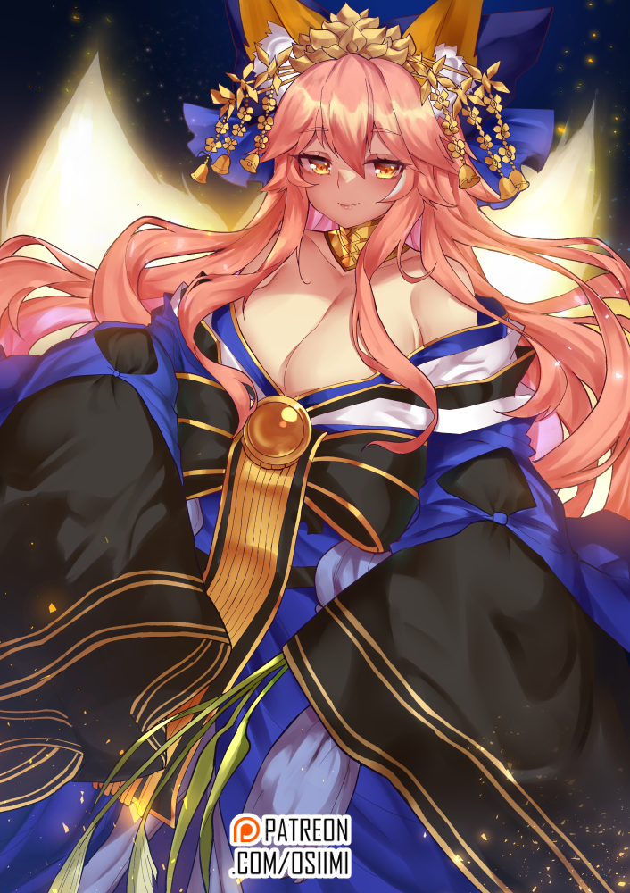 tamamo and tamamo no mae (fate and 1 more) drawn by osiimi