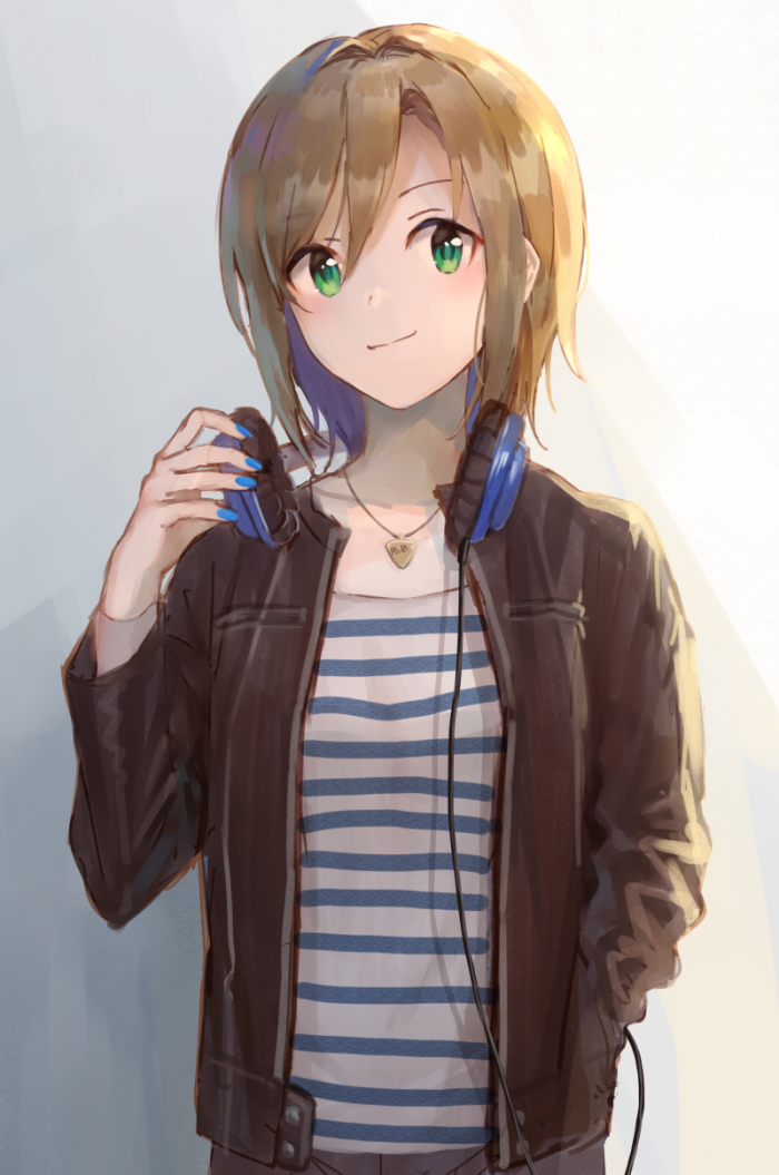 tada riina (idolmaster and 1 more) drawn by akii