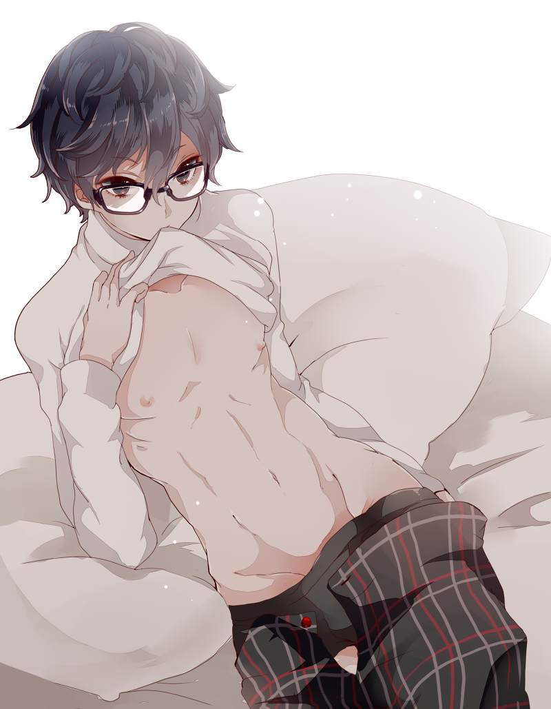 amamiya ren (persona and 1 more) drawn by tibaba_pego
