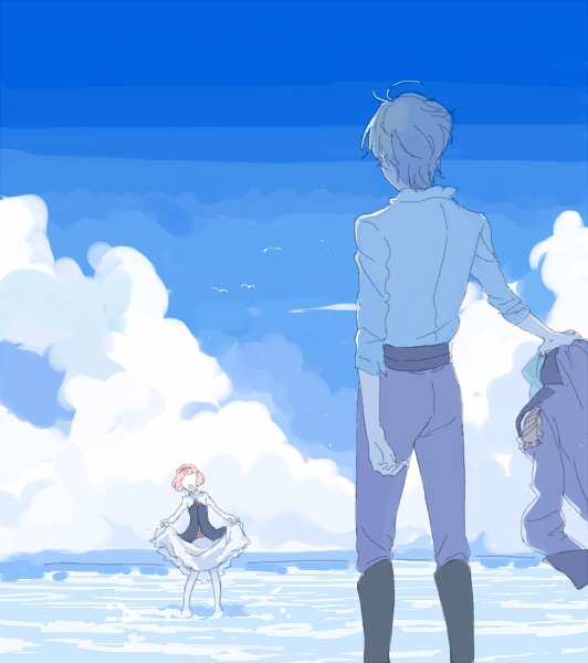 slaine troyard and lemrina vers envers (aldnoah.zero) drawn by aki_(neyuki41028)
