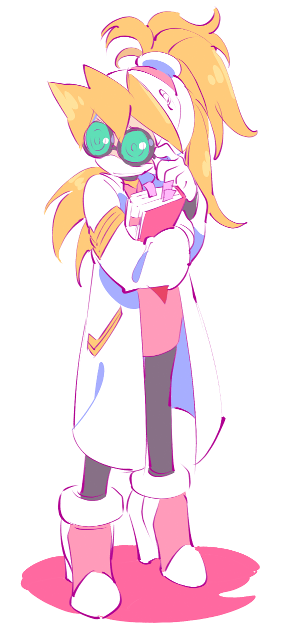 ciel (mega man and 1 more) drawn by kon_(kin219)