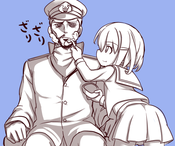 admiral and ikazuchi (kantai collection) drawn by a9b_(louis814)