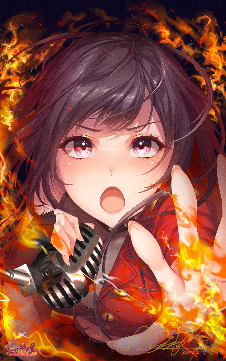 yuki setsuna (love live! and 1 more) drawn by hozumi_kaoru