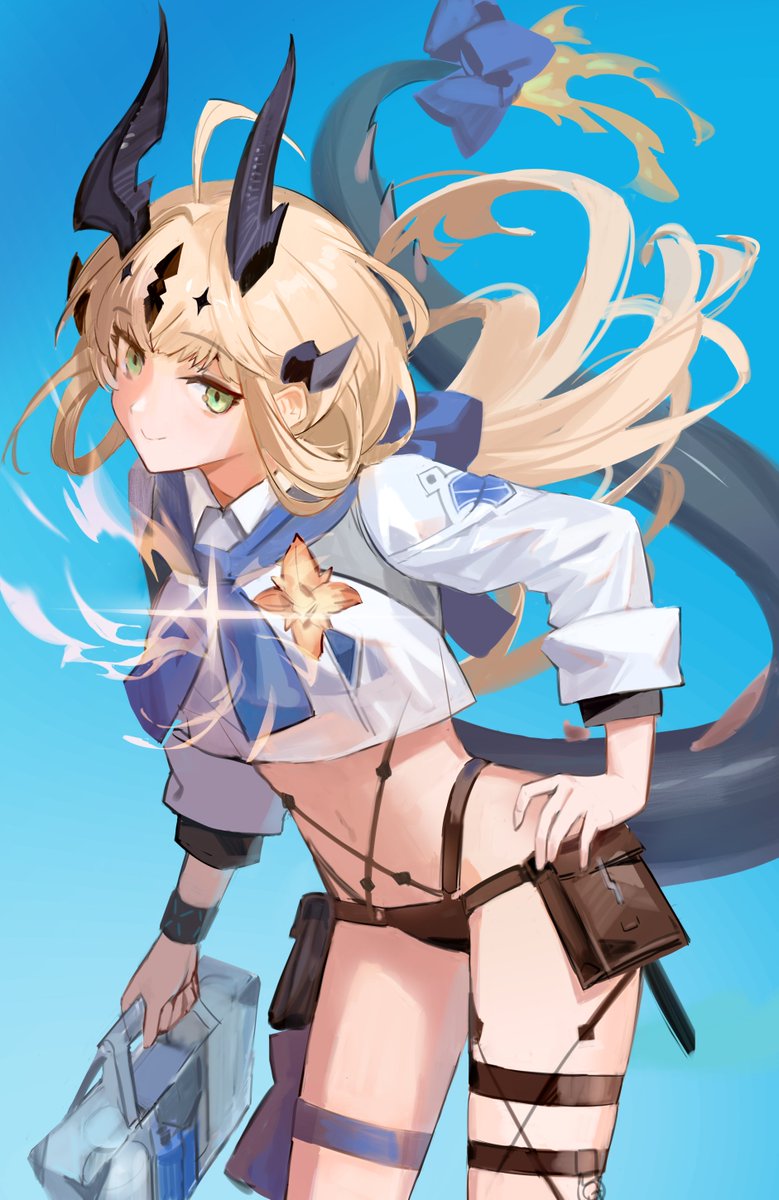 reed and reed the flame shadow (arknights) drawn by kegani_(kegani01)