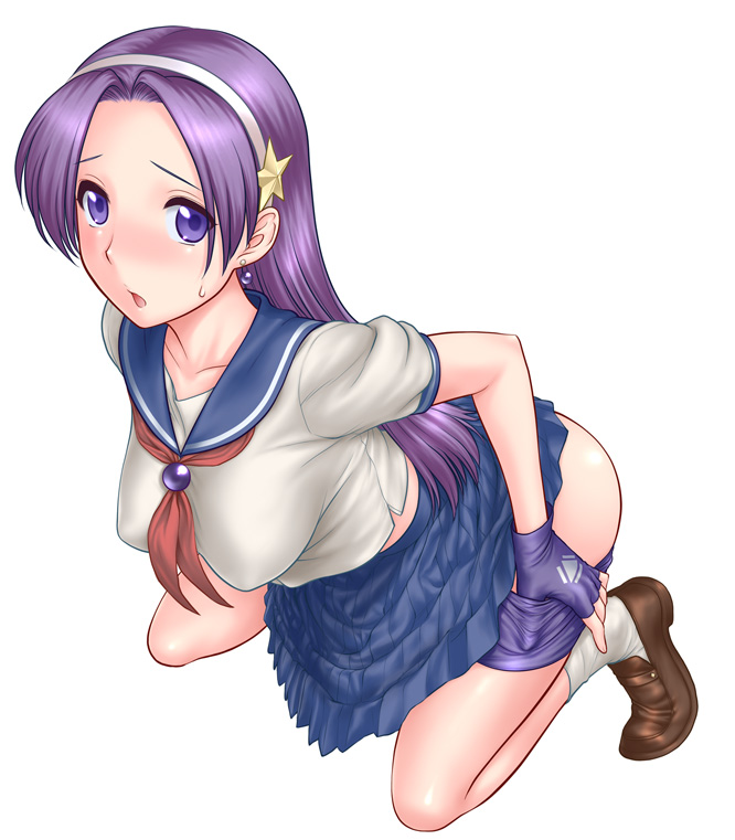 asamiya athena (the king of fighters and 1 more) drawn by st.germain-sal