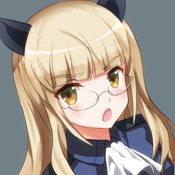 perrine h. clostermann (world witches series and 1 more) drawn by tom-neko_(zamudo_akiyuki)