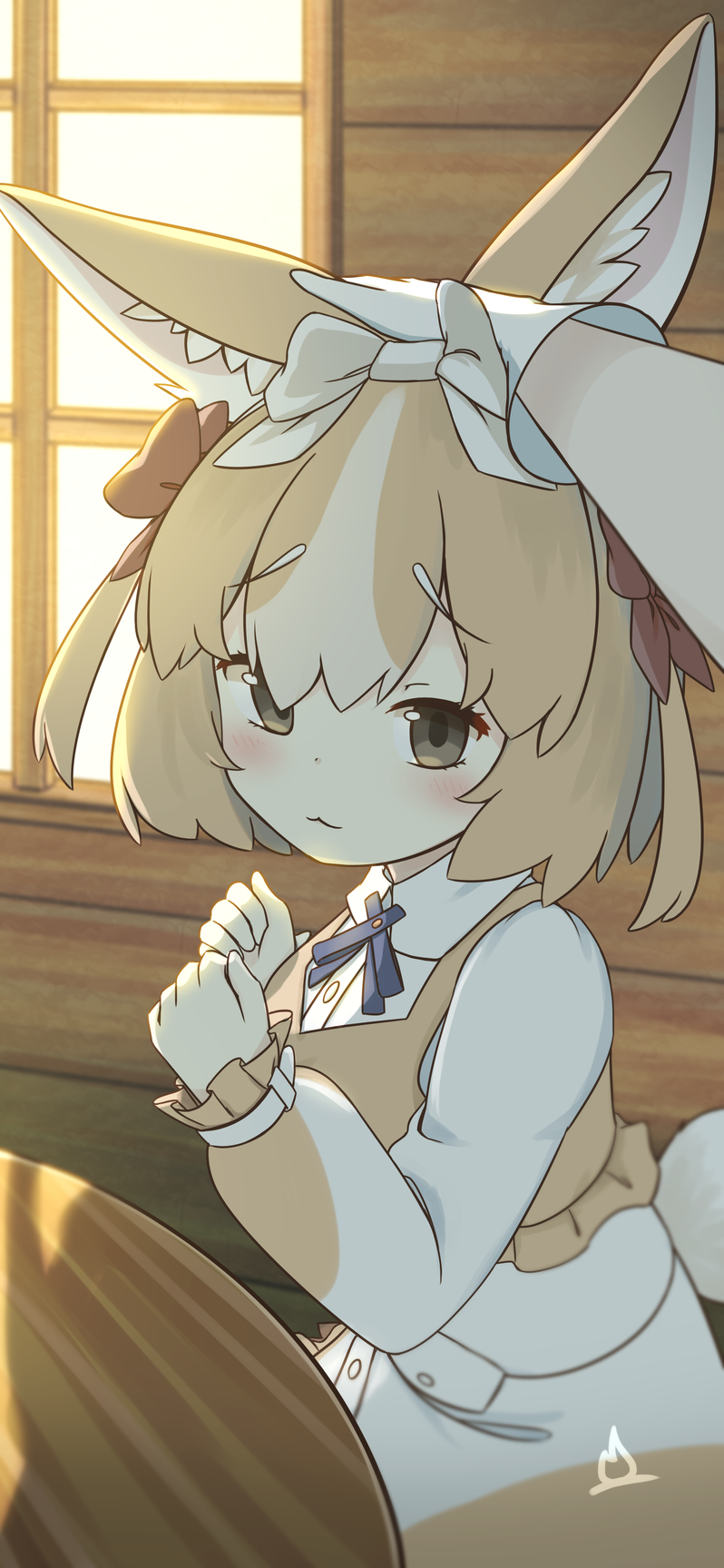 domestic rabbit (kemono friends and 1 more) drawn by onefiresticks
