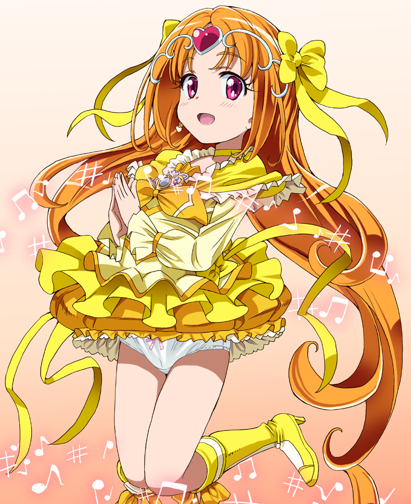 shirabe ako and cure muse (precure and 1 more) drawn by homing_(areya)