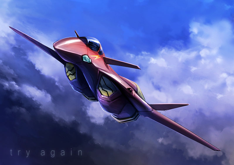 fire valkyrie (macross and 1 more) drawn by taedu
