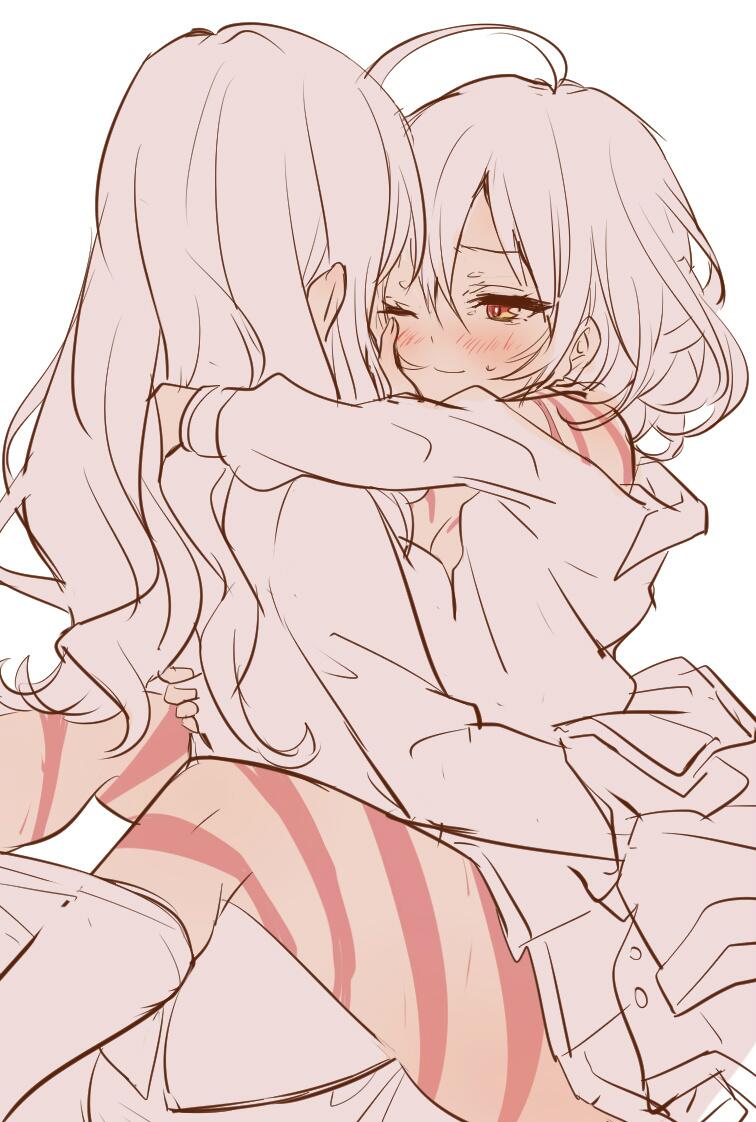 hashiri nio and yuri meichi (akuma no riddle) drawn by yutsumoe