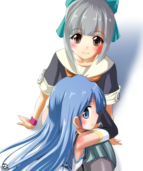 samidare and yuubari (kantai collection) drawn by yoshizawa_hikoto