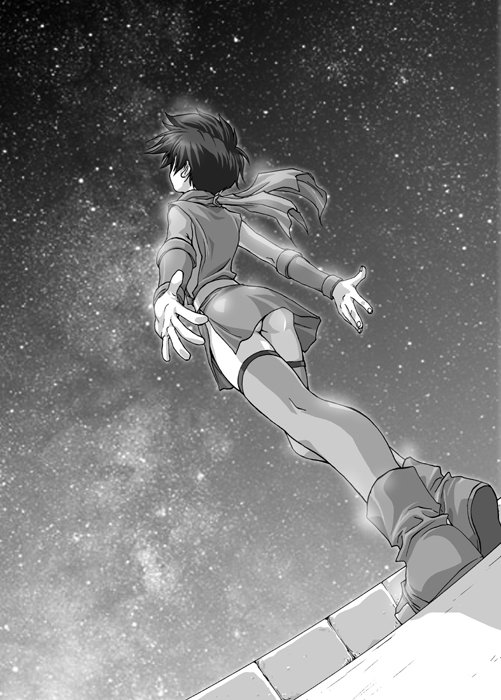 kasumi (gensou suikoden and 2 more) drawn by kedo_mitsuharu