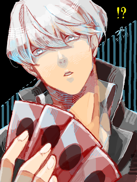 narukami yu and kaiba seto (persona and 3 more) drawn by sasakure