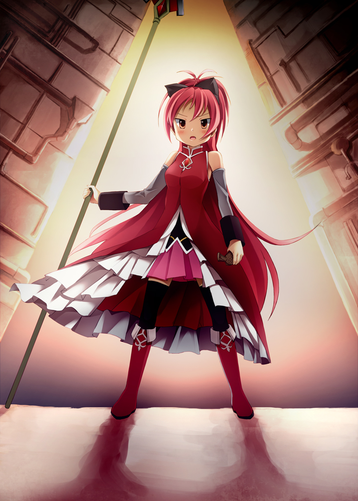 sakura kyoko (mahou shoujo madoka magica) drawn by kotera_(koterabyte)
