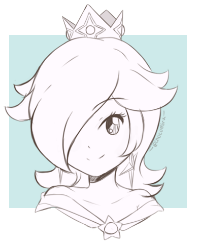 rosalina (mario) drawn by chocomiru
