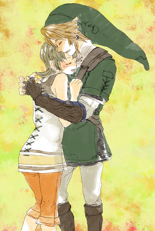link and ilia (the legend of zelda and 1 more) drawn by yo_mo