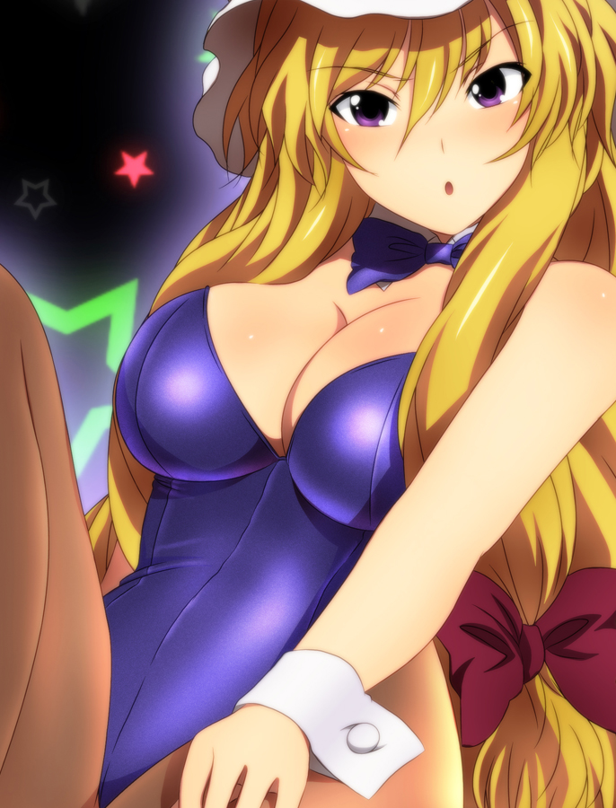 yakumo yukari (touhou) drawn by yadokari_genpachirou