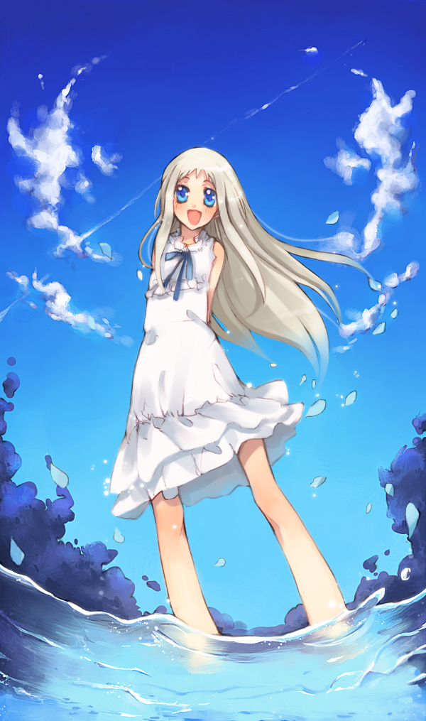 honma meiko (ano hi mita hana no namae wo bokutachi wa mada shiranai.) drawn by allenkung1