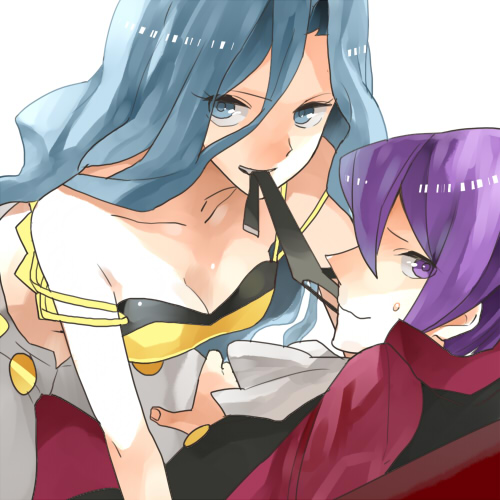 karen and will (pokemon and 1 more) drawn by gum_(gmng)