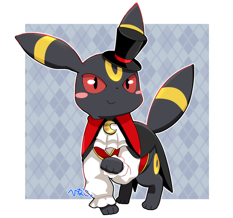 umbreon and dracula (pokemon and 2 more) drawn by hinako_iroiro