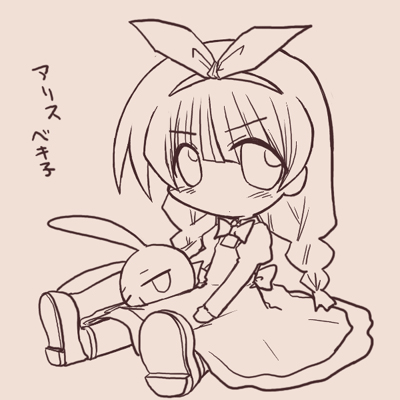 alice, rebecca miyamoto, and mesousa (alice's adventures in wonderland and 1 more) drawn by ikkyuu