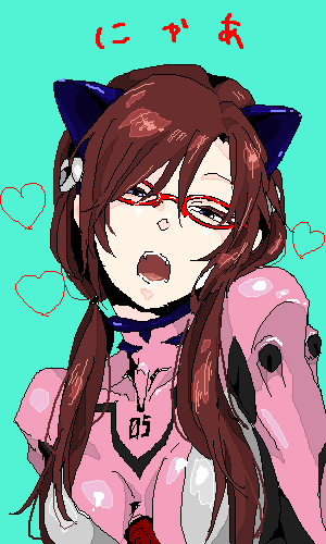 makinami mari illustrious (neon genesis evangelion and 2 more) drawn by rotte_(nuuum)