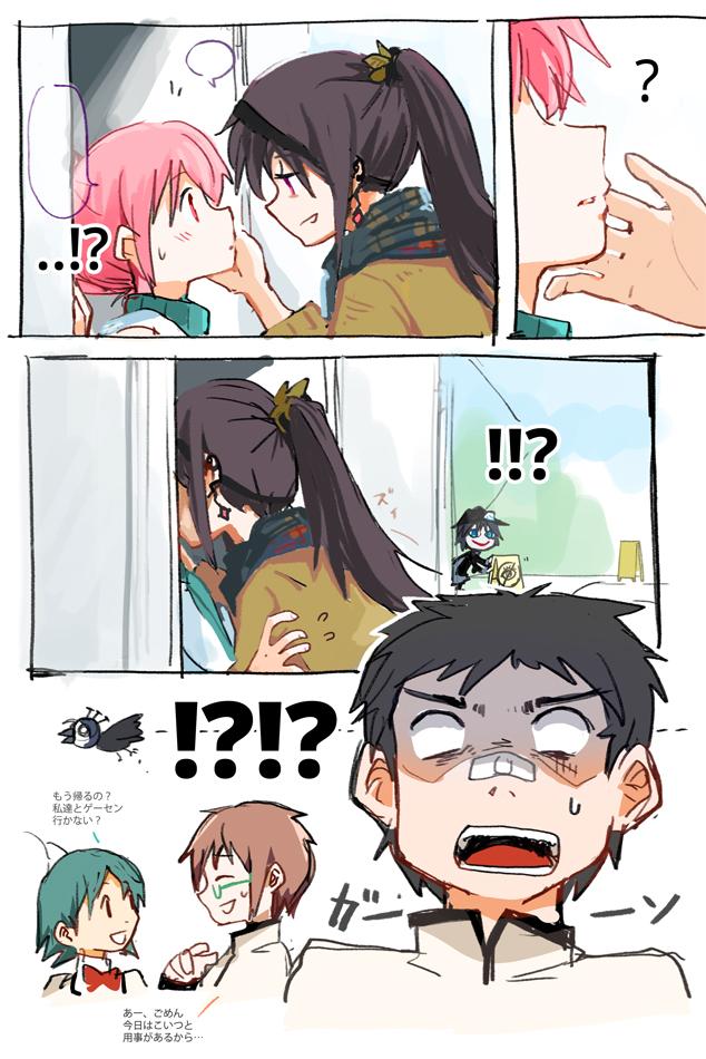 akemi homura, kaname madoka, kaname tatsuya, and clara dolls (mahou shoujo madoka magica and 1 more) drawn by silverxp