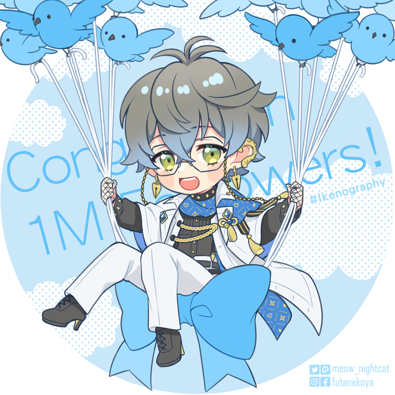 ike eveland and twitter bird (nijisanji and 1 more) drawn by nightcat