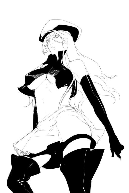 alisa ilinichina amiella (god eater and 1 more) drawn by npn