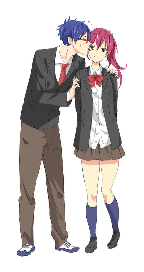 matsuoka gou and ryuugazaki rei (free!) drawn by miyuli
