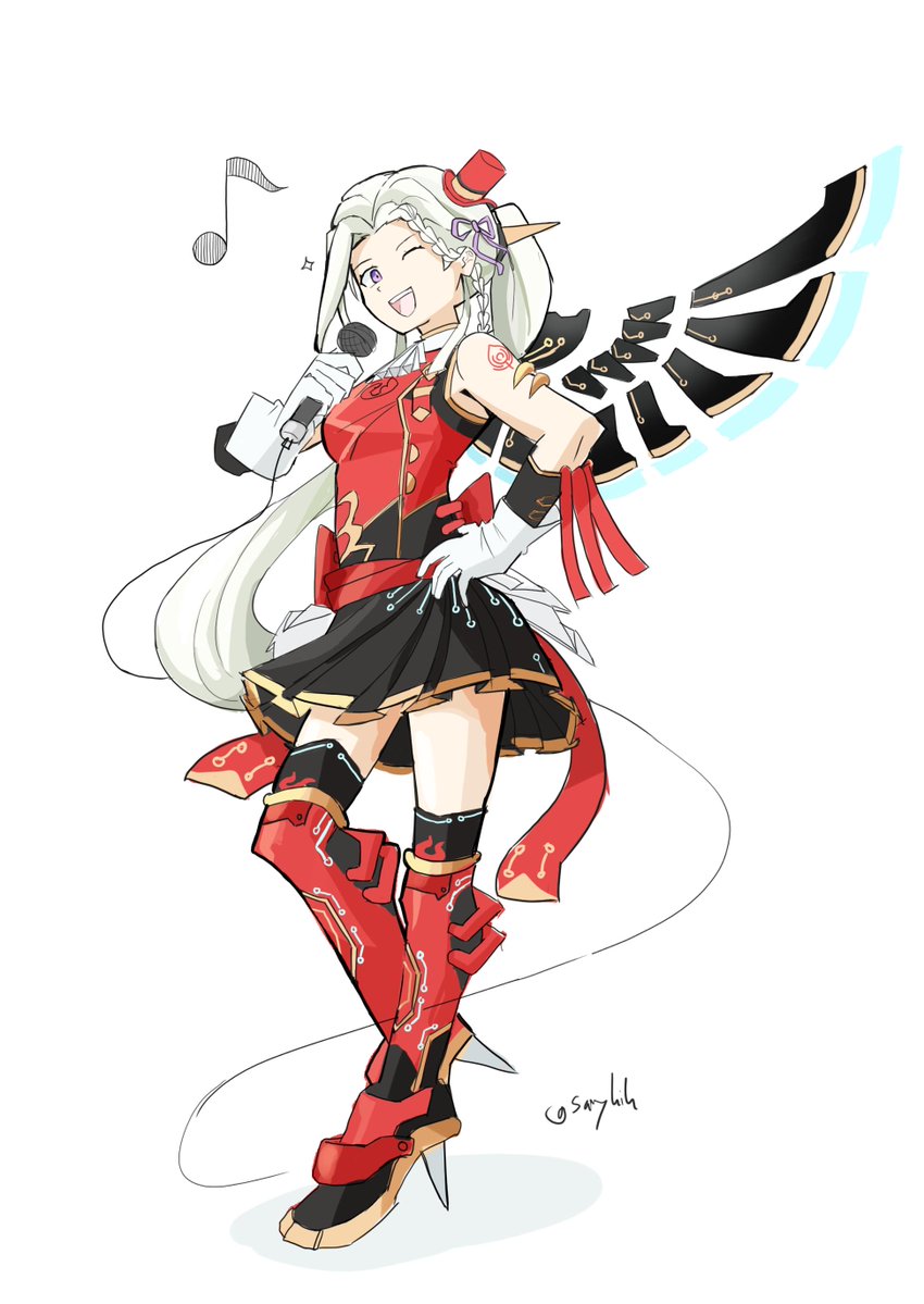 edelgard von hresvelg (fire emblem and 1 more) drawn by saiykik