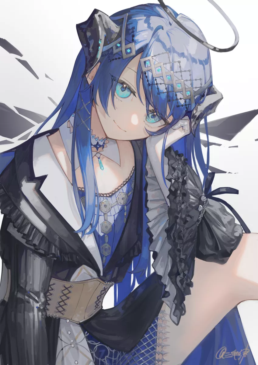 mostima (arknights and 1 more) drawn by miike_(992058)