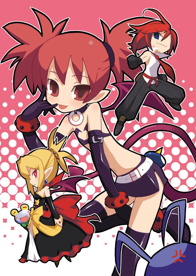 etna, rozalin, adell, and tink (disgaea and 1 more) drawn by imaizumi_teruhiko