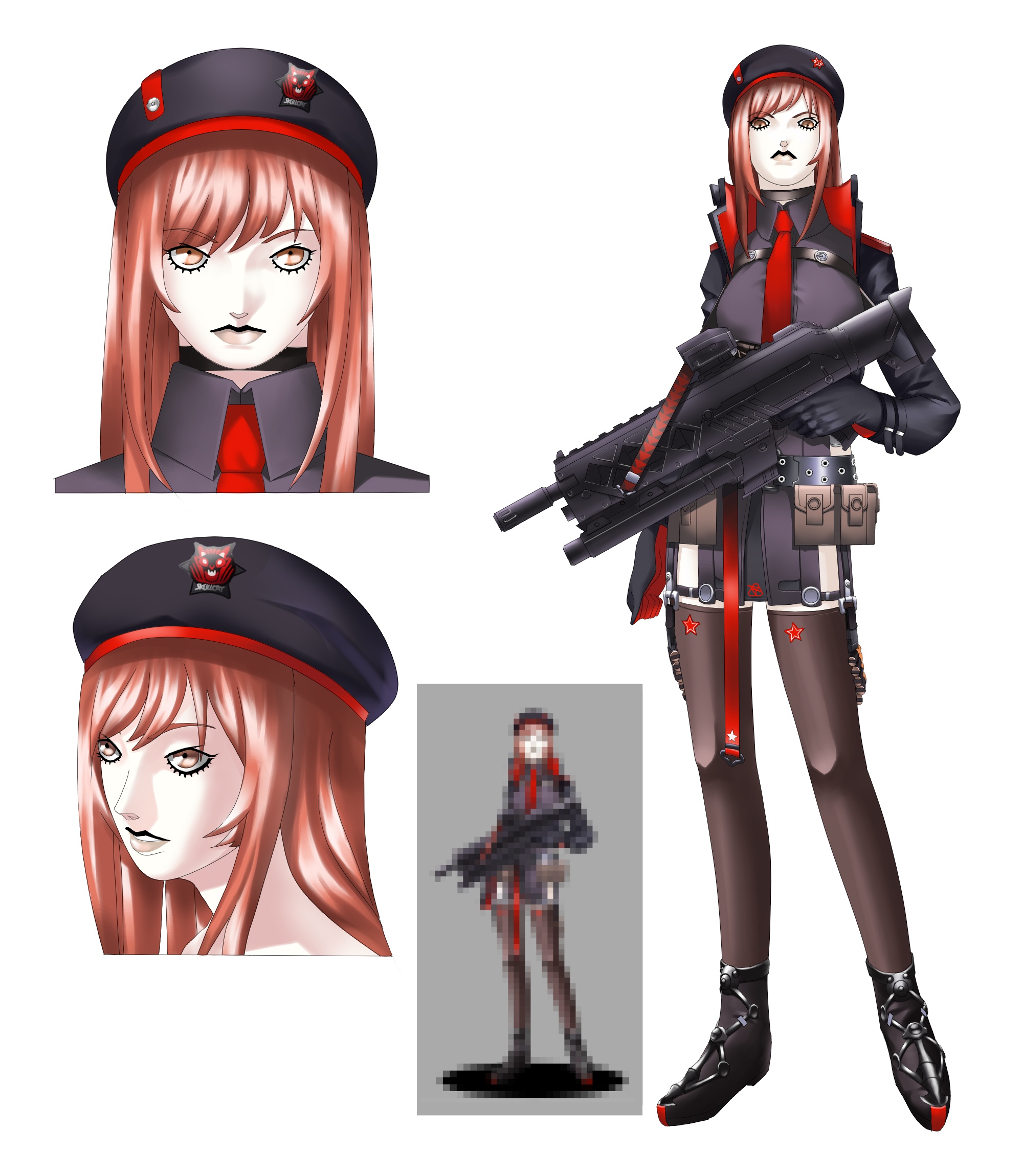 rapi (goddess of victory: nikke and 1 more) drawn by j.c._(user ...