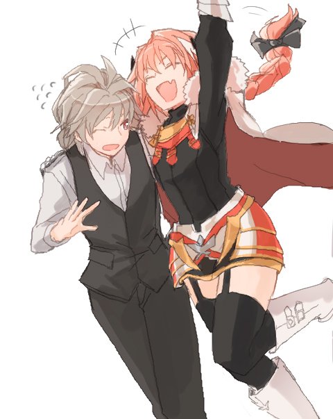 astolfo and sieg (fate and 1 more) drawn by aoten_(aoiroarekore)