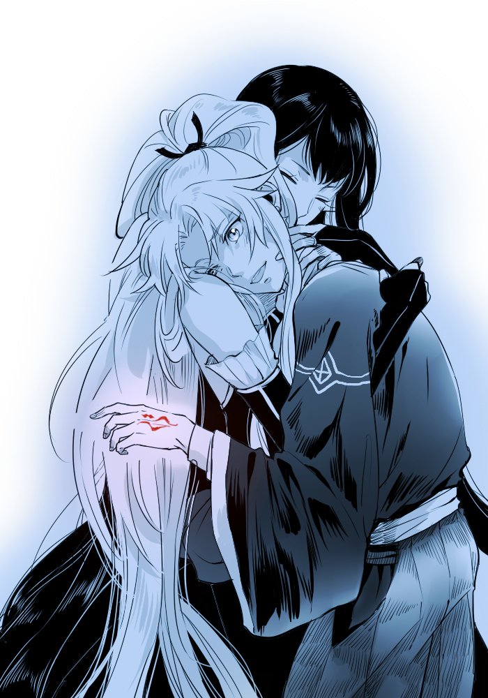 semiramis and amakusa shirou (fate and 1 more) drawn by fmc_(f3m5)