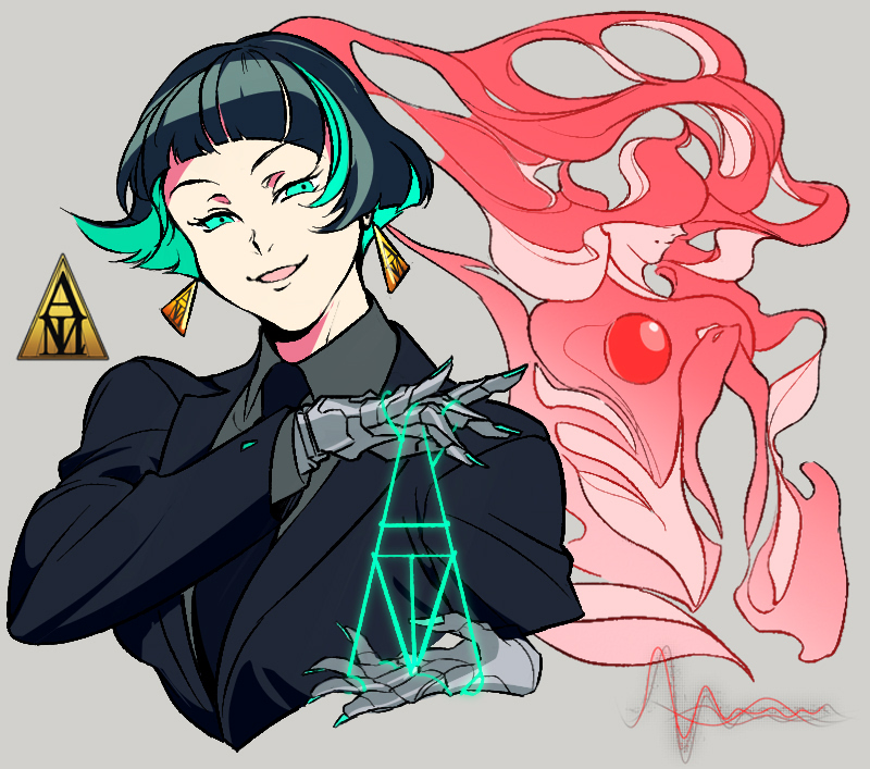 ayre and allmind (armored core and 1 more) drawn by refus