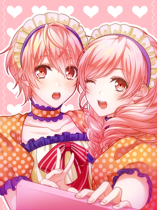 nakayama hinako and onigashima hikaru (kenka banchou and 1 more) drawn by ayakura_azuma