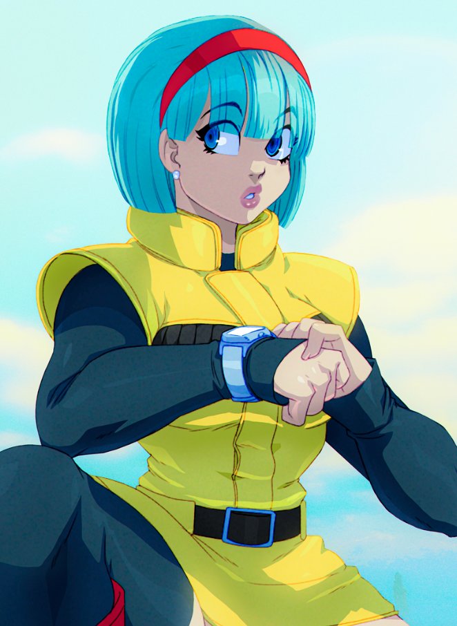 bulma (dragon ball and 1 more) drawn by tovio_rogers
