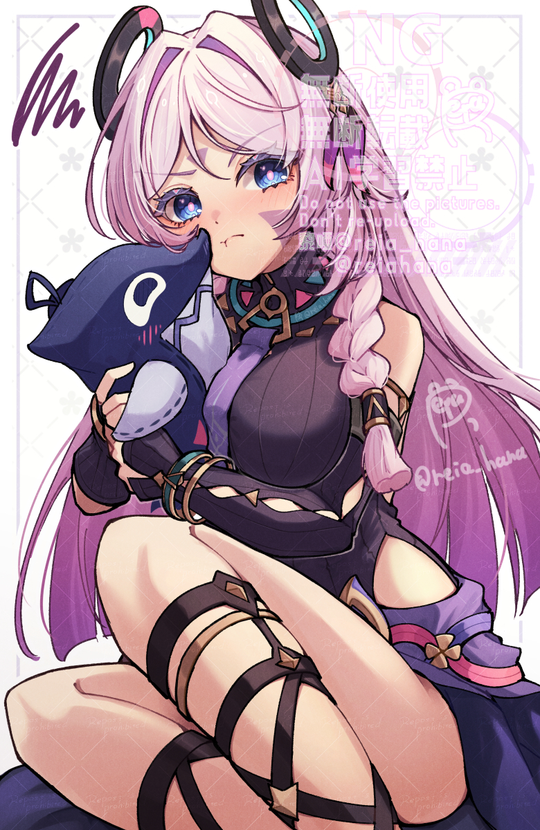 citlali and itzpapa (genshin impact) drawn by reia_hana