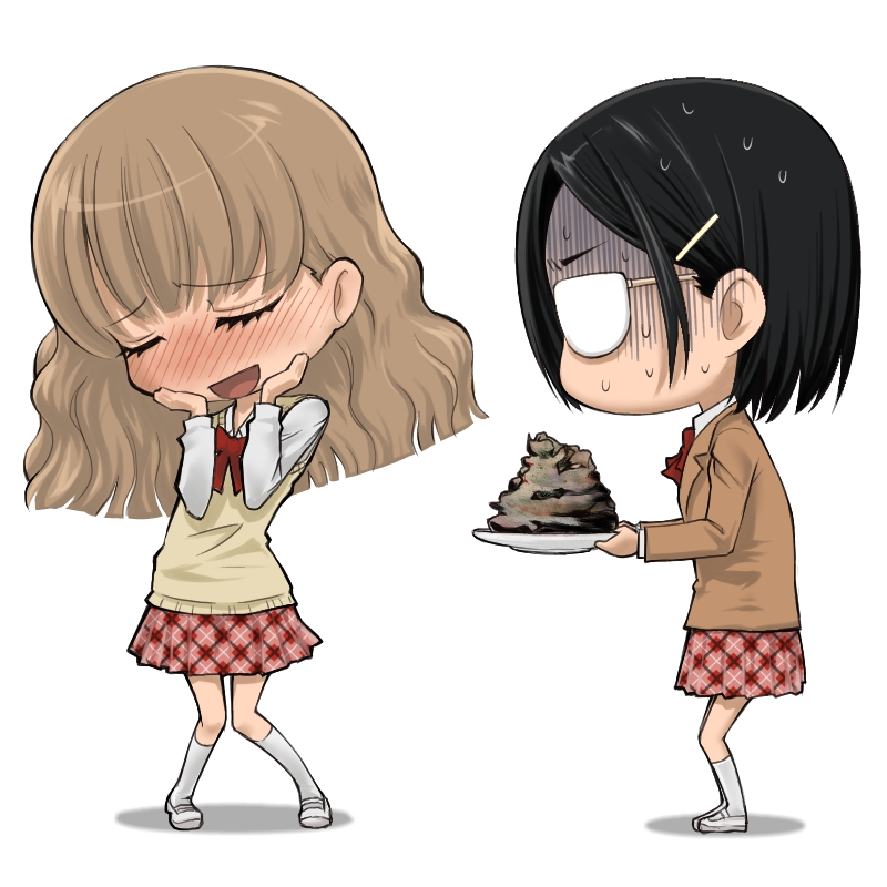 wakatsuki chihiro and horikawa (himitsu no recipe) drawn by censored_(artist)