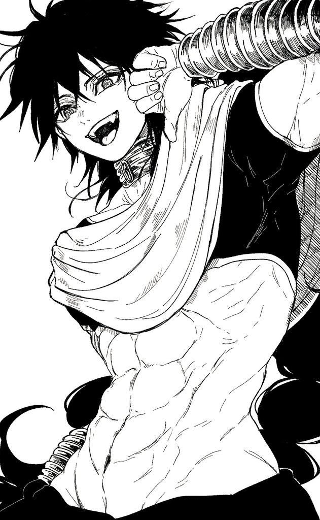 judal (magi the labyrinth of magic) drawn by j_af_ar