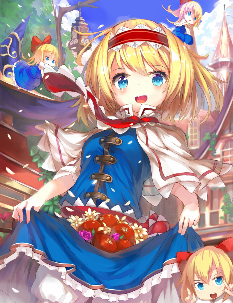 alice margatroid and shanghai doll (touhou) drawn by umagenzin