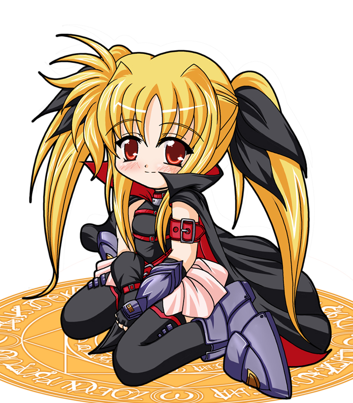 fate testarossa (lyrical nanoha and 2 more) drawn by scarlet_(infinity)