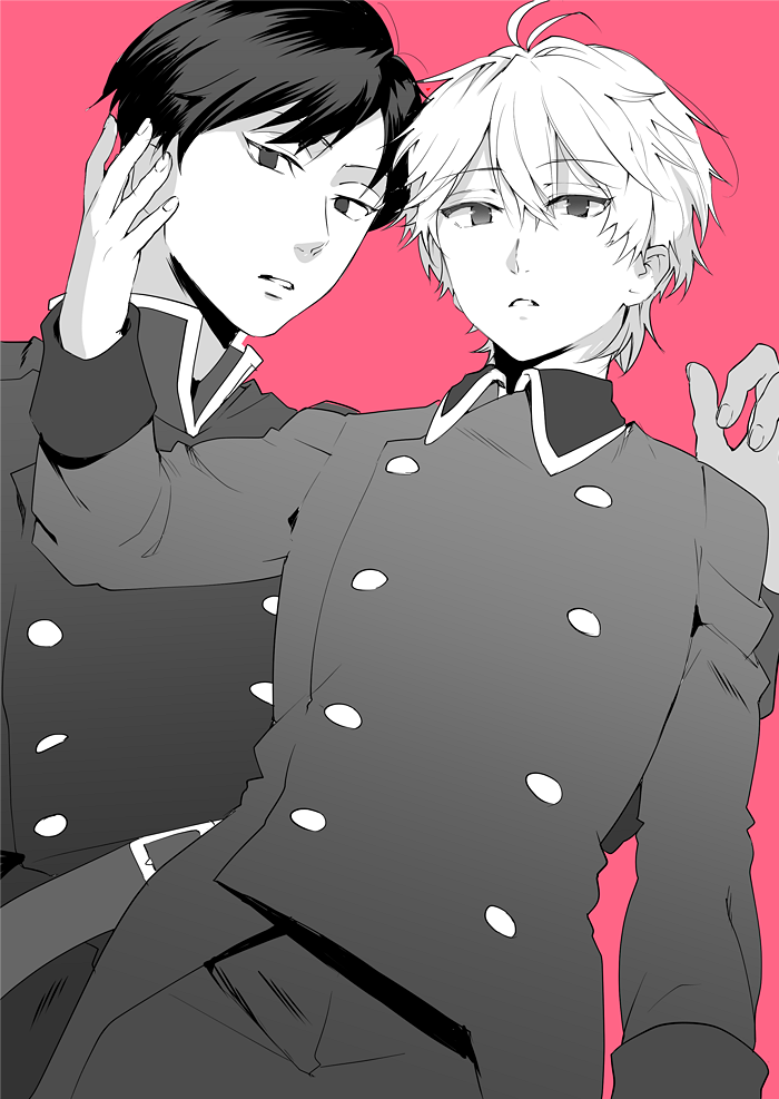 slaine troyard and harklight (aldnoah.zero) drawn by takaraizu