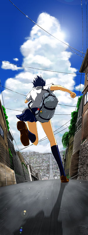 konno makoto (toki wo kakeru shoujo) drawn by 71_(nanaichi_drafting)